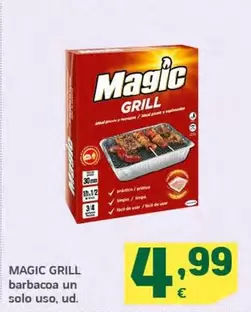 Magic - Grill Barbacoa Un Solo Uso