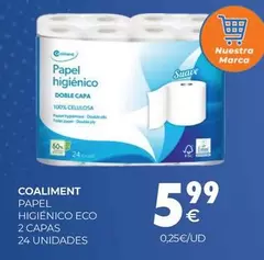 coaliment - Papel Higiénico Eco 2 Capas