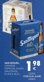 San Miguel - Cerveza Especial O.o.o. S/alcohol