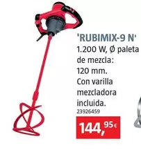 Rubi  - Mezclador De Pinutra Y Mortero 'RUBIMIX-9 N'
