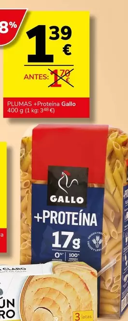 Gallo - Plumas + Proteina 
