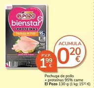 Elpozo - Pechuga De Pollo + Proteinas 95% Carne