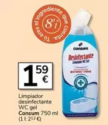 Consum - Limpiador Desinfectante Wc Gel