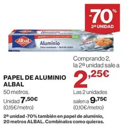 Albal - Papel De Aluminio