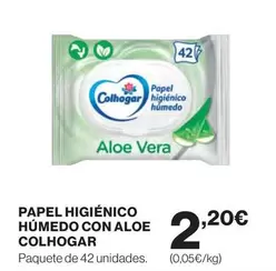 Colhogar - Papel Higiénico Húmedo Con Aloe
