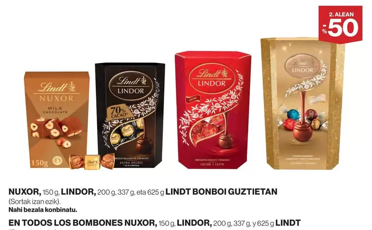 Lindor - En Todos Los Bombones Nuxor