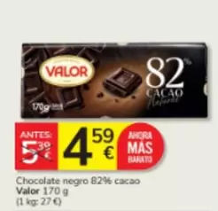 Valor - Chocolate Negro 82% Cacao