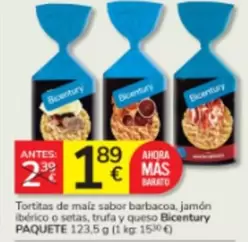 Bicentury - Tortitas De Maíz Sabor Barbacoa
