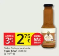 Tiger Khan - Salsa Satay Cacahuete 