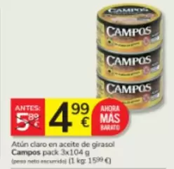 Campos - Atún Claro En Aceite De Girasol