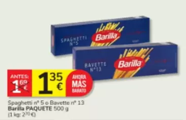 Barilla - Spaghetti N° 5 O Bavette N° 13