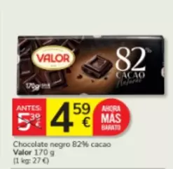 Valor - Chocolate Negro 82% Cacao