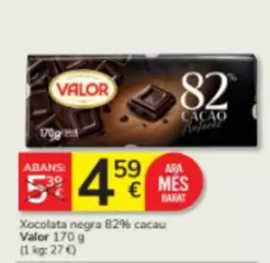 Valor - Xocolata Negra 82% Cacau