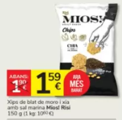 Mios! - Xips De Blat De Moro I Xxia Amb Sal Marina