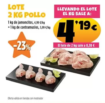 Lote 2 Kg Pollo