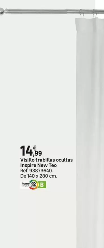 Visillo Trabillas Ocultas Inspire New Teo