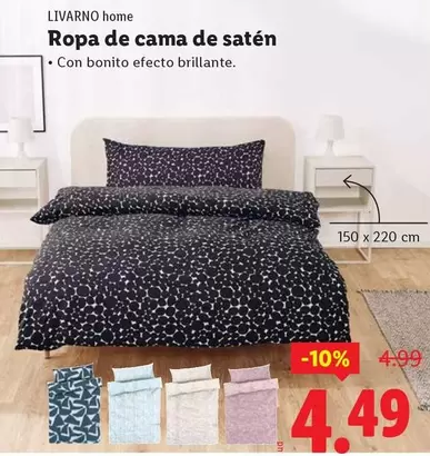 Livarno Home - Ropa De Cama De Saten