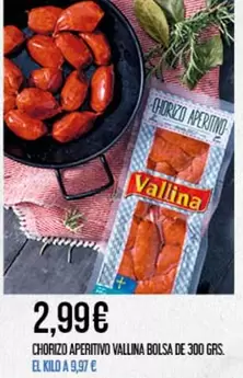 Vallina - Chorizo Aperitivo