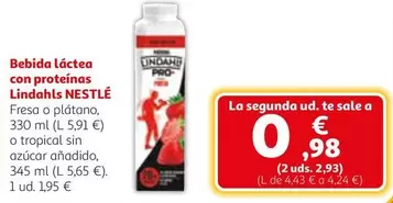 Nestlé - Bebida Lactea Con Proteinas Lindahls