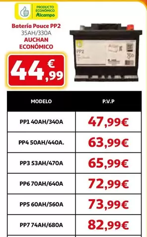 alcampo - Bateria Pouce Pp2