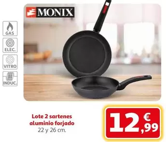 Monix - Lote 2 Sartenes Aluminio Forjado