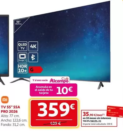 Google - Tv 55"55A Pro 2026