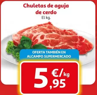 alcampo - Chuletas De Aguja De Cerdo