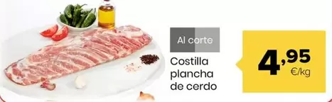 Costilla Plancha De Cerdo