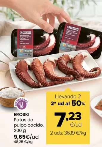 Eroski - Patas De Pulpo Cocido