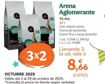 Tk-Pet - Arena Aglomerante