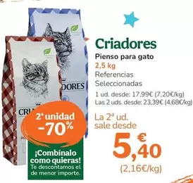 Criadores - Pienso Para Gato