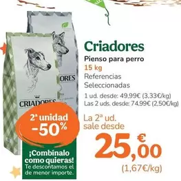 Criadores - Pienso Para Perro