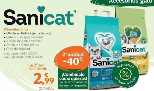 Sanicat - Arenas Para Gato