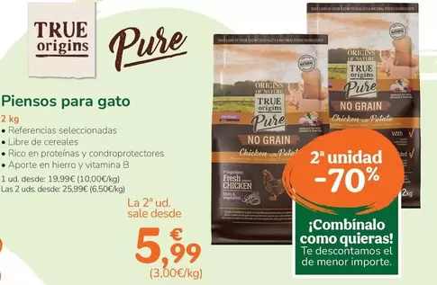 True Origins Pure - Piensos Para Gato