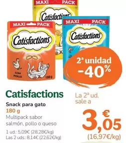 Catisfactions - Snack Para Gato