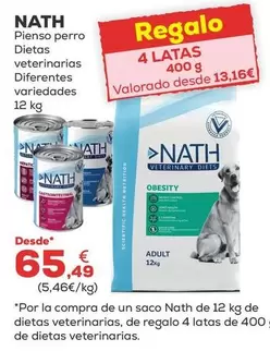 Nath - Pienso Perro Dietas Veterinarias Diferentes Variedades