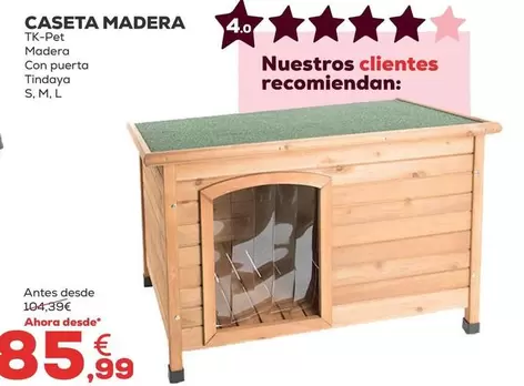 Tk-Pet - Caseta Madera