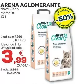 Nova Clean - Arena Aglomerante