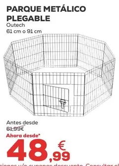 Outech - Parque Metálico Plegable