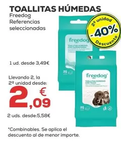Freedog - Toallitas Humedas