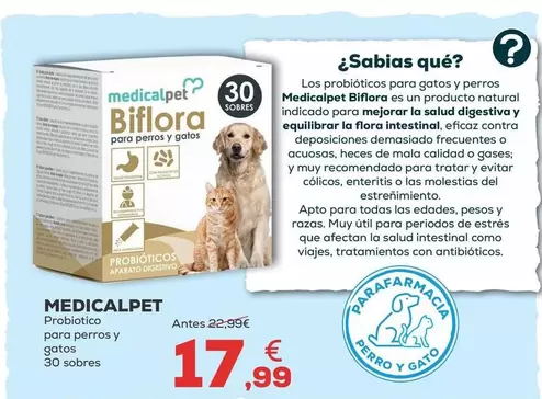Medicalpet - Probiotico Para Perros Y Gatos