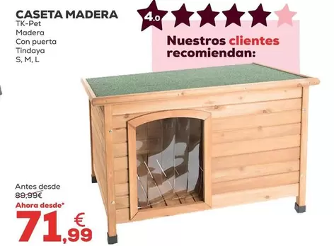 Tk-Pet - Caseta Madera