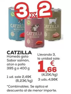 Catzilla - Húmedo Gato Sabor Salmón, Atún O Pollo