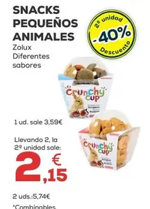 Zolux - Snacks Pequenos Animales