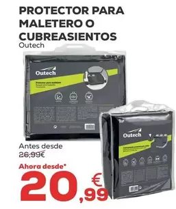 Outech - Protector Para Maletero O Cubreasientos