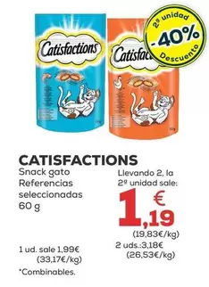 Catisfactions - Snack Gato Referencias Seleccionadas