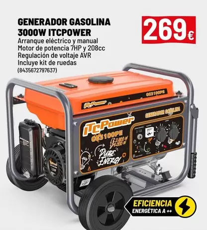 Energy - Generador Gasolina 3000w