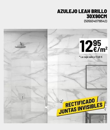 Azulejo Leah Brillo 30x90cm