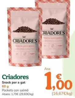 Criadores - Snack Para Gato