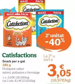Catisfactions - Snack Para Gato